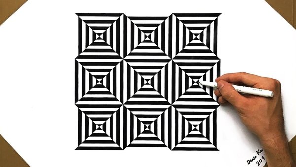 Оптическая иллюзия легко