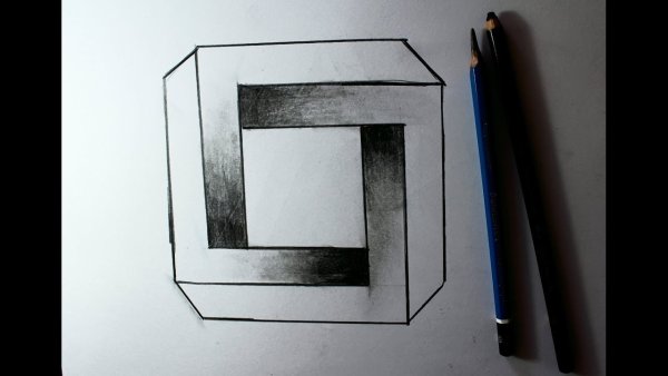 Иллюзии карандашом