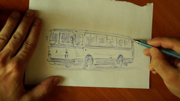 Автобус рисунок