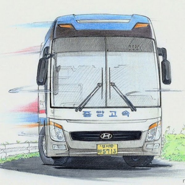 Этапы рисования автобуса