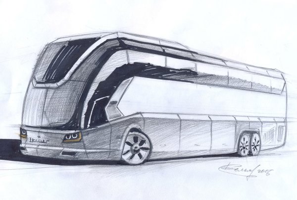 Люди на остановке зарисовки