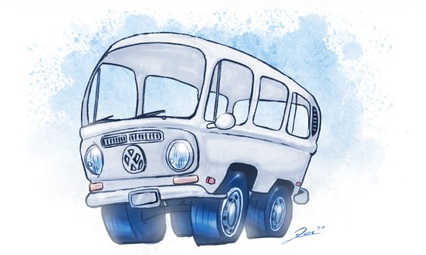 Автобус раскраска для детей