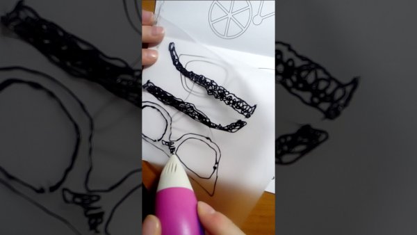 Аниме 3d ручкой