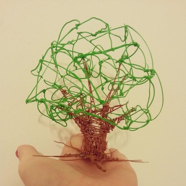 Дерево 3д ручкой