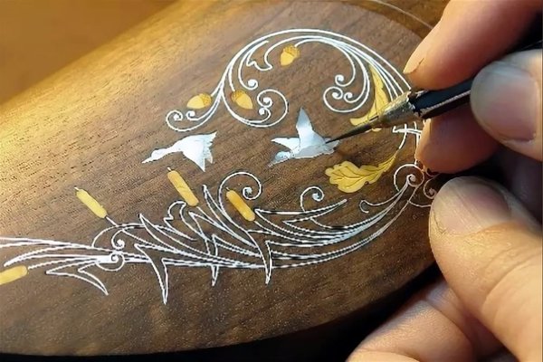 Тульская всечка орнамент