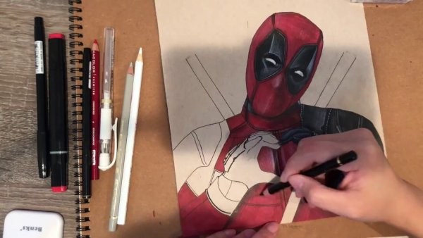 Дэдпул ручка