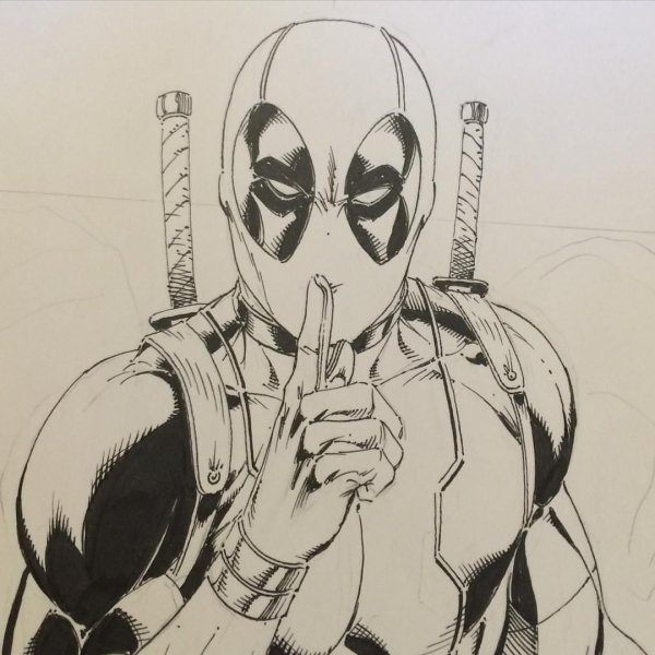 Дэдпул эскиз