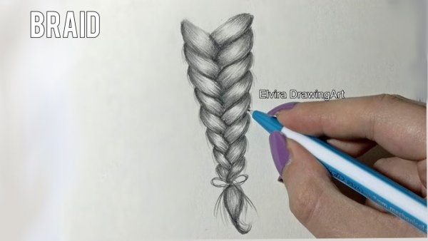 Рисование волос карандашом пошагово мужских