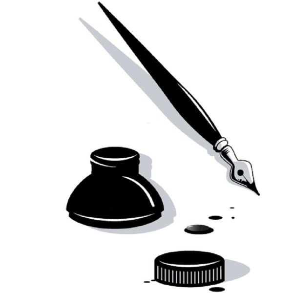 Перьевая ручка с чернилами