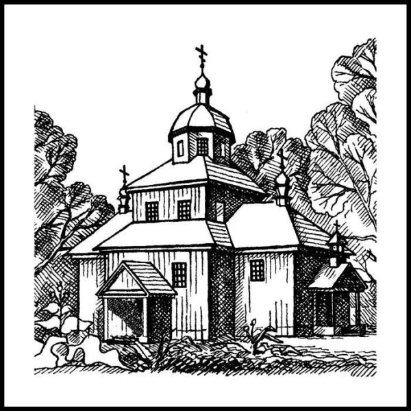 Спасо-Преображенский собор гелевой ручкой