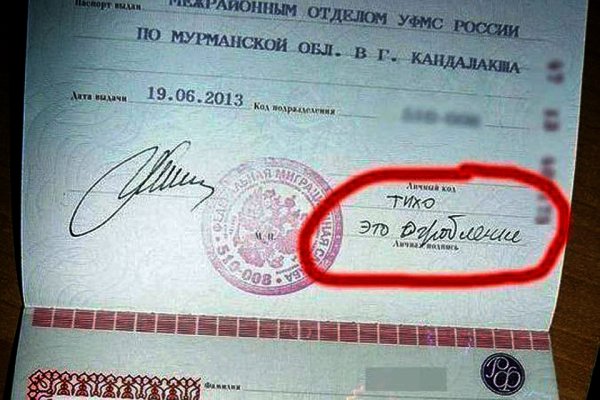 Красивые росписи на паспорт