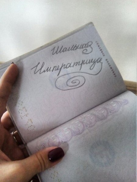 Семейное положение в паспорте