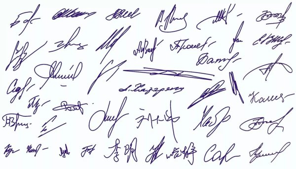 Почерк Петра первого