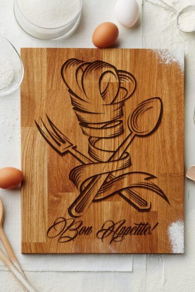 Доска разделочная с Выжиганием