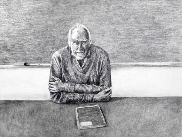 Пожилой мужчина учитель