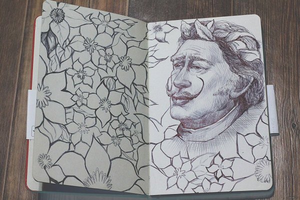 Портреты шариковой ручкой