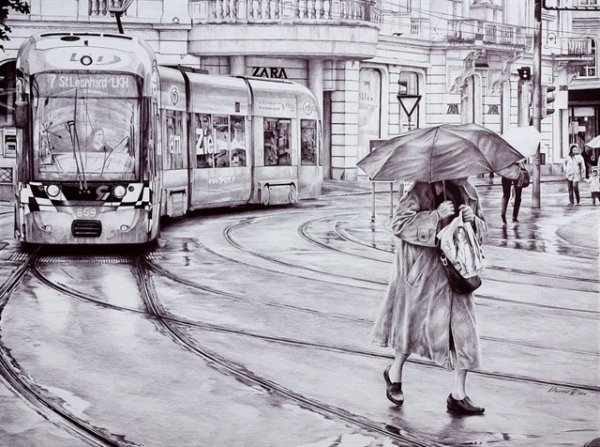 Андрей Полетаев художник шариковой ручкой