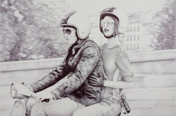 Художник Андрей Полетаев картины шариковой