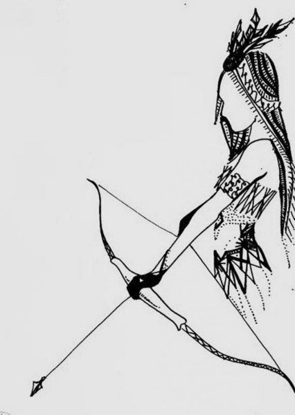 Татуировка Стрелец для девушки эскизы