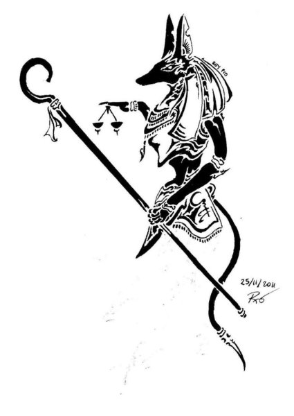 Стрелец тату эскиз