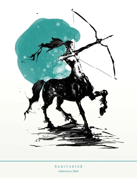 Стрелец Sagittarius тату