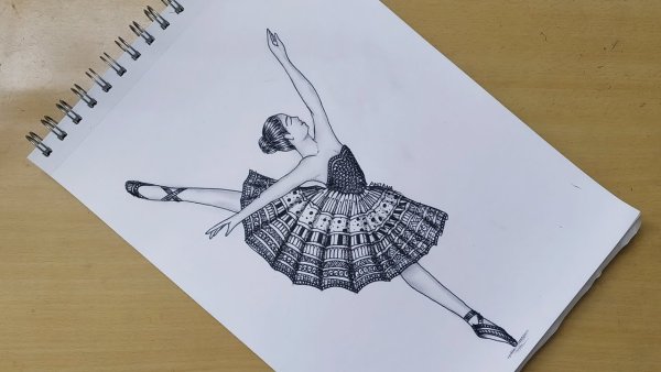 Изображение балерины в движении