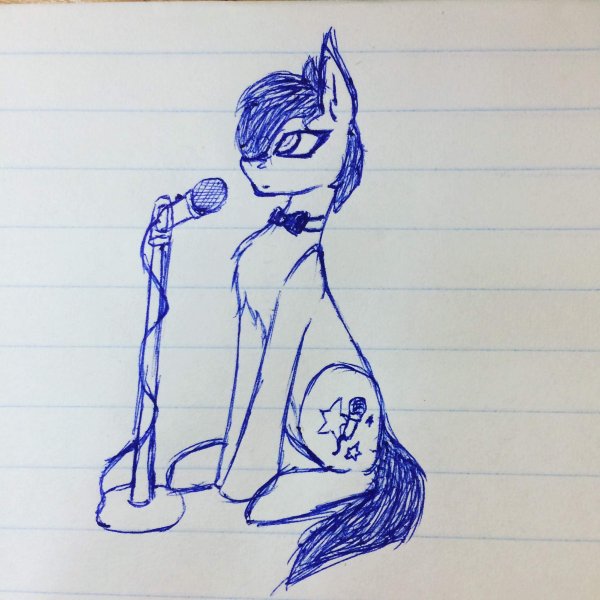 Рисование ручкой пони