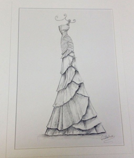 Платья для срисовывания