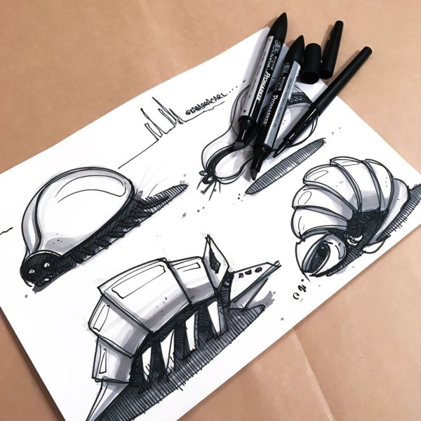 Бионика архитектура скетчи