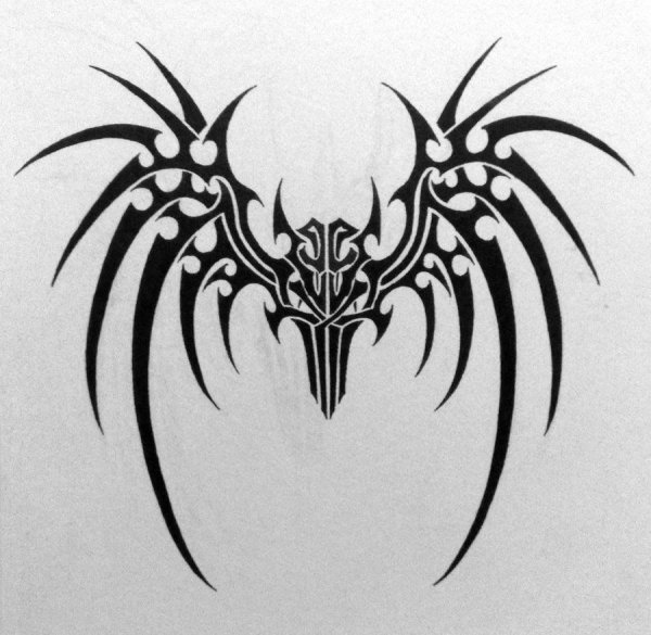 Тату трайбл демон
