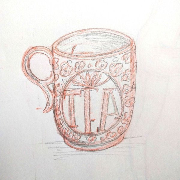 Необычная Кружка карандашом