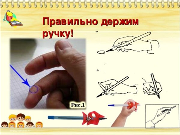 КВК правельно держать ручку