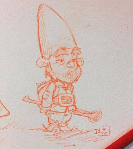 Гномик скетч