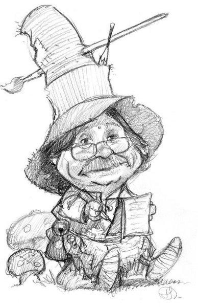 Эскиз гнома