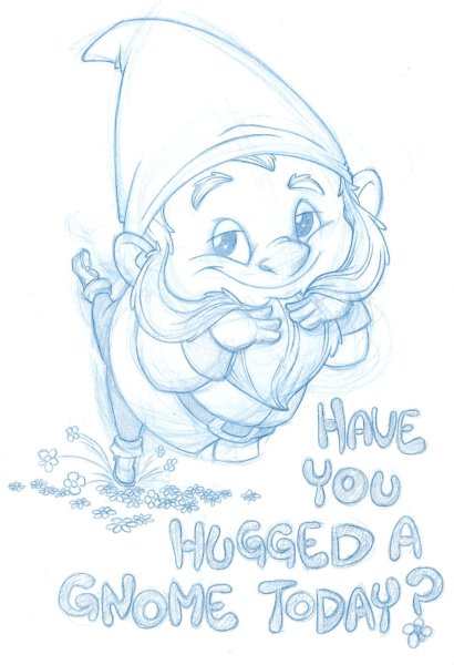 Картинки гномов для срисовки