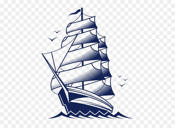 Стилизованный парусник