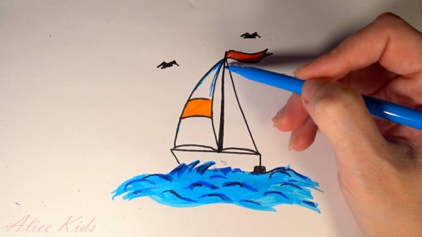 Фон кораблики бумажные