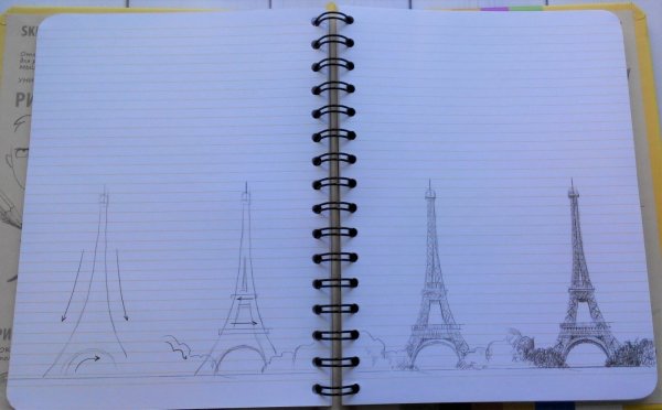 Рисунки для блокнота легкие