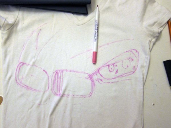 Рисунки на футболках фломастерами