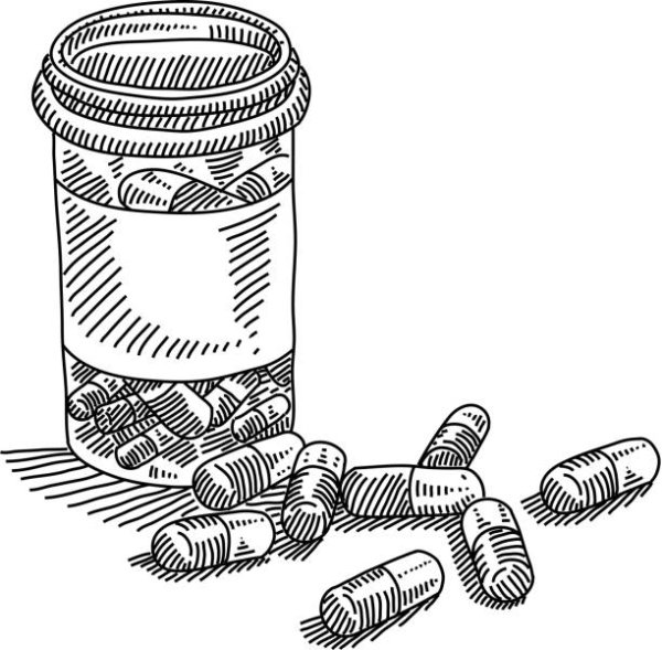 Таблетки эскиз