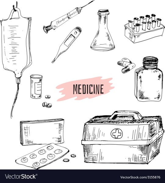Медицина зарисовки