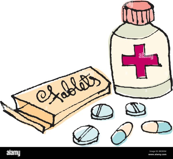 Рисунок лекарства без вреда для здоровья