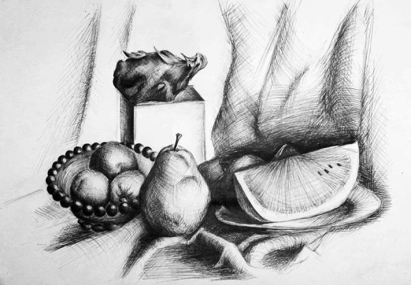 Натюрморт рисунок