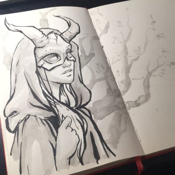 Арты в скетчбук