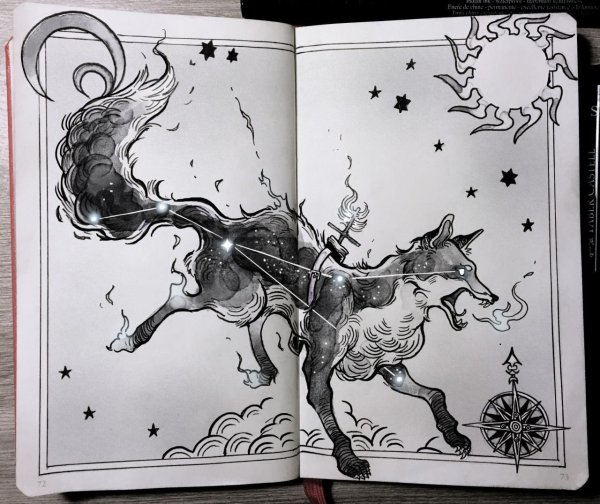 Зарисовки в скетчбуках