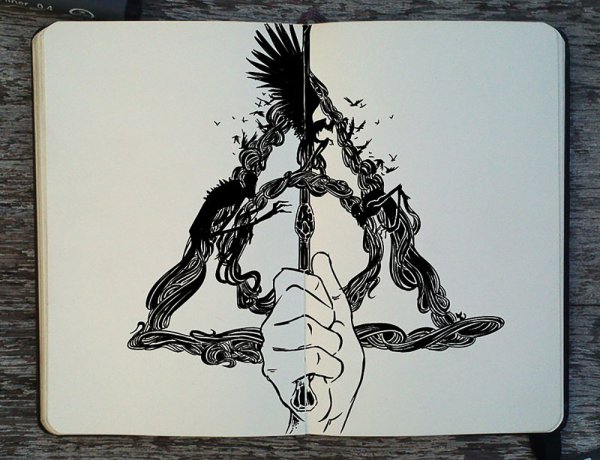 Смерть для скетчбука