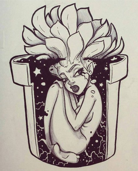 Странные арты для скетчбука