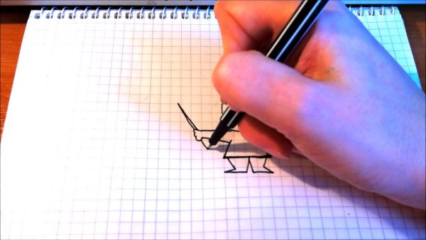 Рисунки в тетради лёгкие