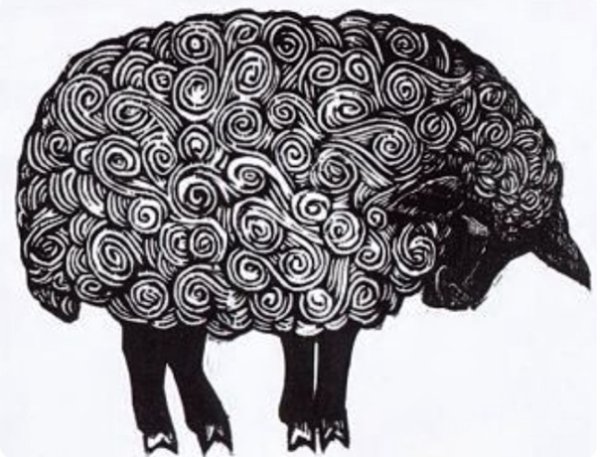 Овца стилизация