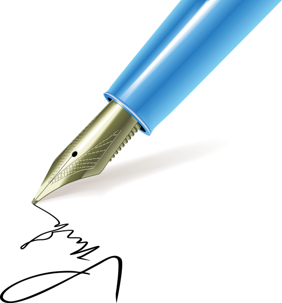 Перьевая ручка для презентации